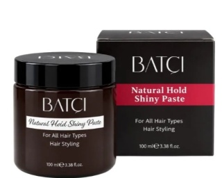 BATCI NATURAL HOLD SHINY NABŁYSZCZAJĄCA PASTA DO STYLIZACJI WŁOSÓW NATURALNE UTRWALENIE 100 ML