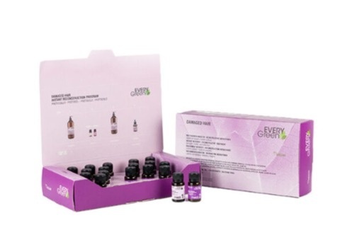 EVERY GREEN DAMAGED HAIR INSTANT RECONSTRUCTION PROGRAM AMPUŁKI KURACJA DO WŁOSÓW ZNISZCZONYCH PHASE 1 + PHASE 2 18X10 ML