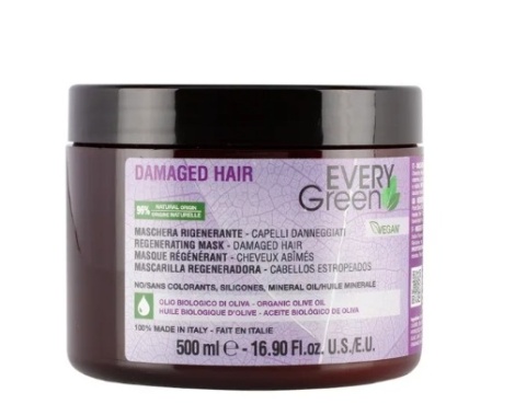 EVERY GREEN DAMAGED HAIR MASKA ODBUDOWUJĄCA WŁOSY ZNISZCZONE 500 ml Obserwuj produkt: