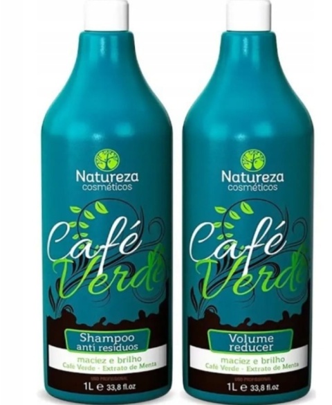 NATUREZA ZESTAW SZAMPON + KERATYNA CAFE VERDE 1000 ML