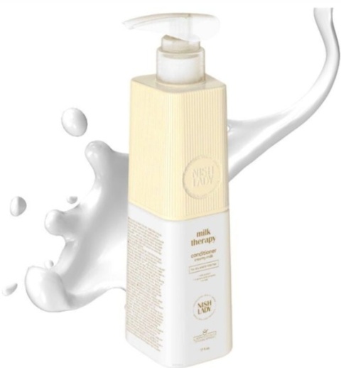 NISHLADY MILK THERAPY CREAMY MILK ODŻYWKA DO WŁOSÓW Z PROTEINAMI MLEKA 503 ML