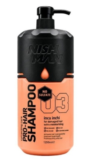 NISHMAN PRO HAIR INCA INCHI PROFESJONALNY SZAMPON DO WŁOSÓW REGENERACYJNO- NAWILŻAJĄCY 1250 ML