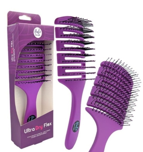HALO BRUSH SZCZOTKA DO ROZCZESYWANIA WŁOSÓW ULTRA DRY FLEX PURPLE HB008