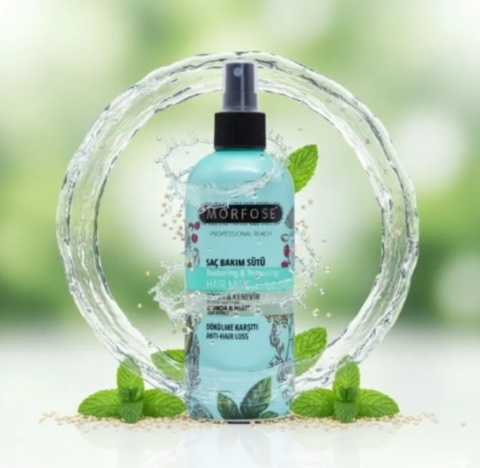 MORFOSE QUINOA & HEMP HAIR MILK PROFESJONALNE MLECZKO DO WŁOSÓW 300 ML