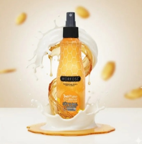 MORFOSE MILK & HONEY ODŻYWKA DWUFAZOWA DO WŁOSÓW BEZ SPŁUKIWANIA Z MLEKIEM I MIODEM 220ML