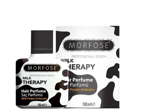 MORFOSE MILK THERAPY PERFUMY DO WŁOSÓW PROTEINY MLEKA 12 AMINOKWASÓW PANTENOL 100 ML