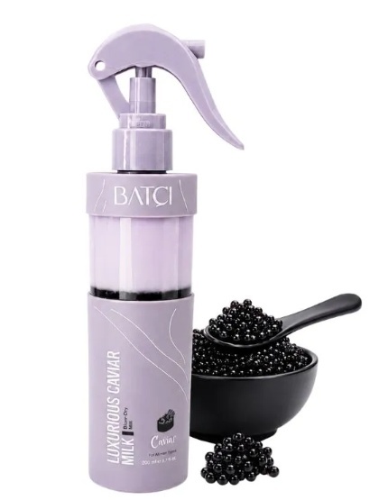 BATCI MILK CAVIAR DWUFAZOWA ODŻYWKA TERMOOCHRONNA DO WŁOSÓW W SPRAYU BEZ SPŁUKIWANIA Z KAWIOREM 200 ML