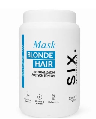 SIX PROFESSIONAL MASK BLONDE HAIR MASKA DO WŁOSÓW 1500 ML