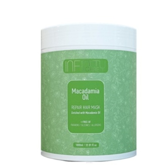 QURE INFINITY MASKA REGENERUJĄCA DO WŁOSÓW Z OLEJEM MACADAMIA 1000 ML