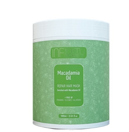 QURE INFINITY MASKA REGENERUJĄCA DO WŁOSÓW Z OLEJEM MACADAMIA 1000 ML