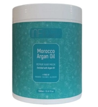 QURE INFINITY MASKA REGENERUJĄCA DO WŁOSÓW Z OLEJKIEM ARGANOWYM MOROCCO ARGAN OIL 1000ML