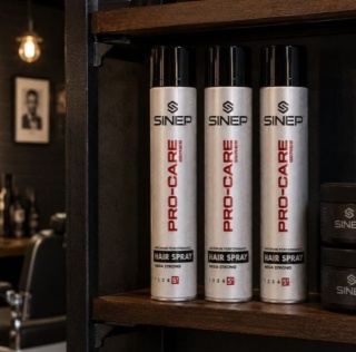 SINEP HAIR SPRAY LAKIER DO WŁOSÓW MEGA STRONG MEGA MOCNE UTRWALENIE 5 400 ML
