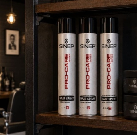 SINEP HAIR SPRAY LAKIER DO WŁOSÓW MEGA STRONG MEGA MOCNE UTRWALENIE 5 400 ML