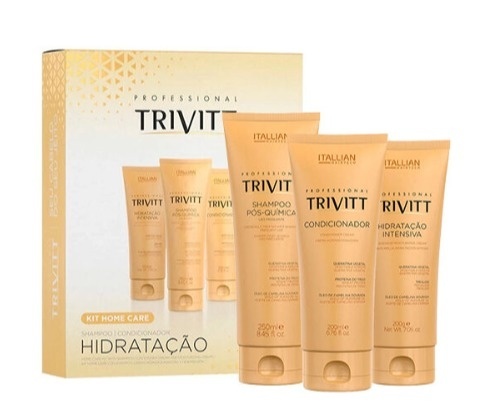 TRIVITT HOME CARE ZESTAW SZAMPON 250 ML, MASKA 200 G, ODŻYWKA 200 ML