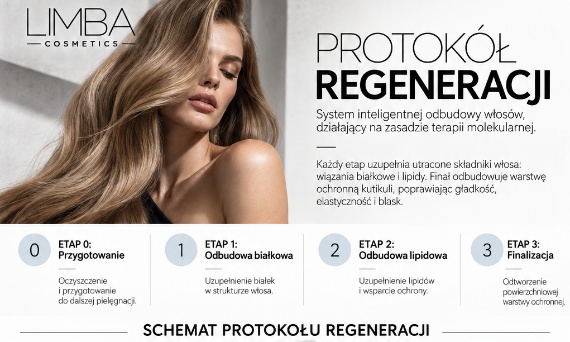 Rekonstrukcja włosów LIMBA COSMETICS PROTOCOL – profesjonalna pielęgnacja dopasowana do potrzeb włosów